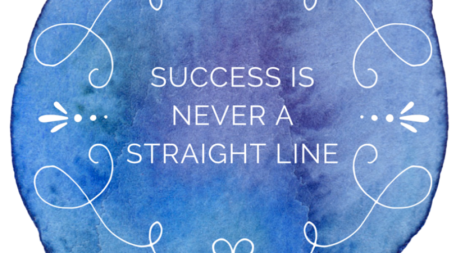 Success is never a straight line