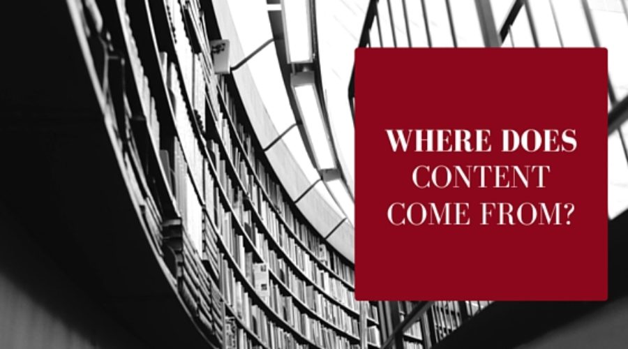 Where does content come from?