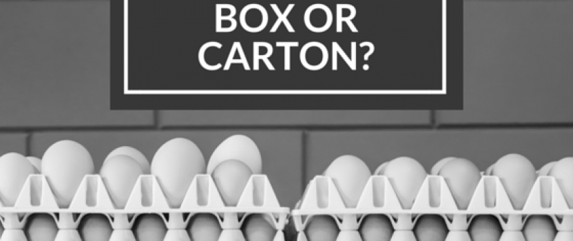 Box or carton?