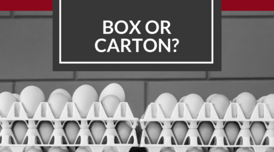 Box or carton?