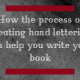 How the process of creating hand lettering can help you write your book