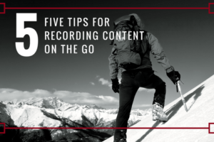 Five tips for recording content on the go so you can write a book in one day