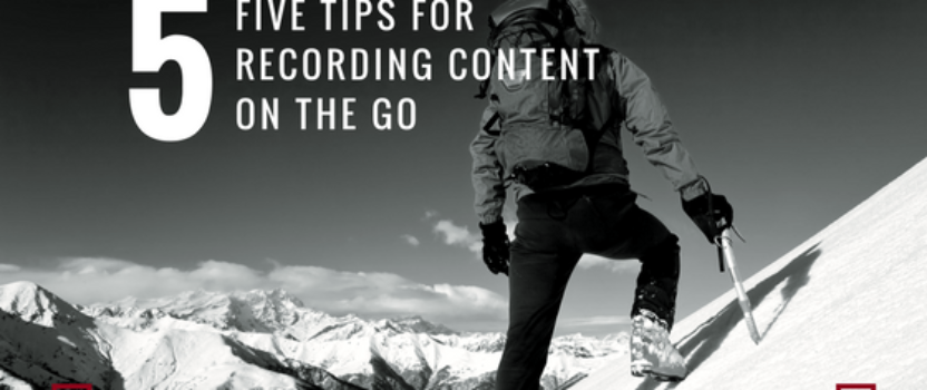 Five tips for recording content on the go so you can write a book in one day