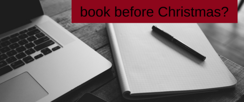 How to wrap up your book before Christmas