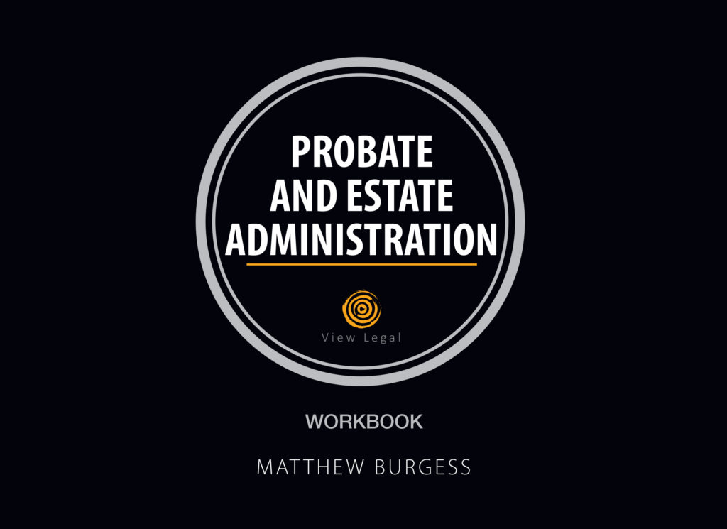 Probate and Estate Administration Workbook